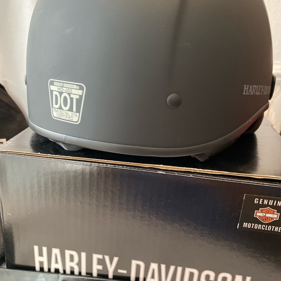 New Harley Davidson helmet. Size small with removable ear covers. - Picture 2 of 7